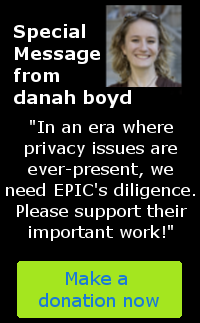 Defend Privacy. Support EPIC.