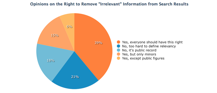 Opinions on the RIght to Remove Irrelevant Information from Search Results