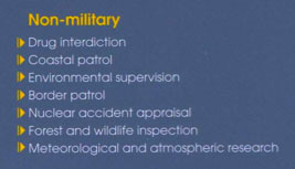 Non-military applications of Hermes 450